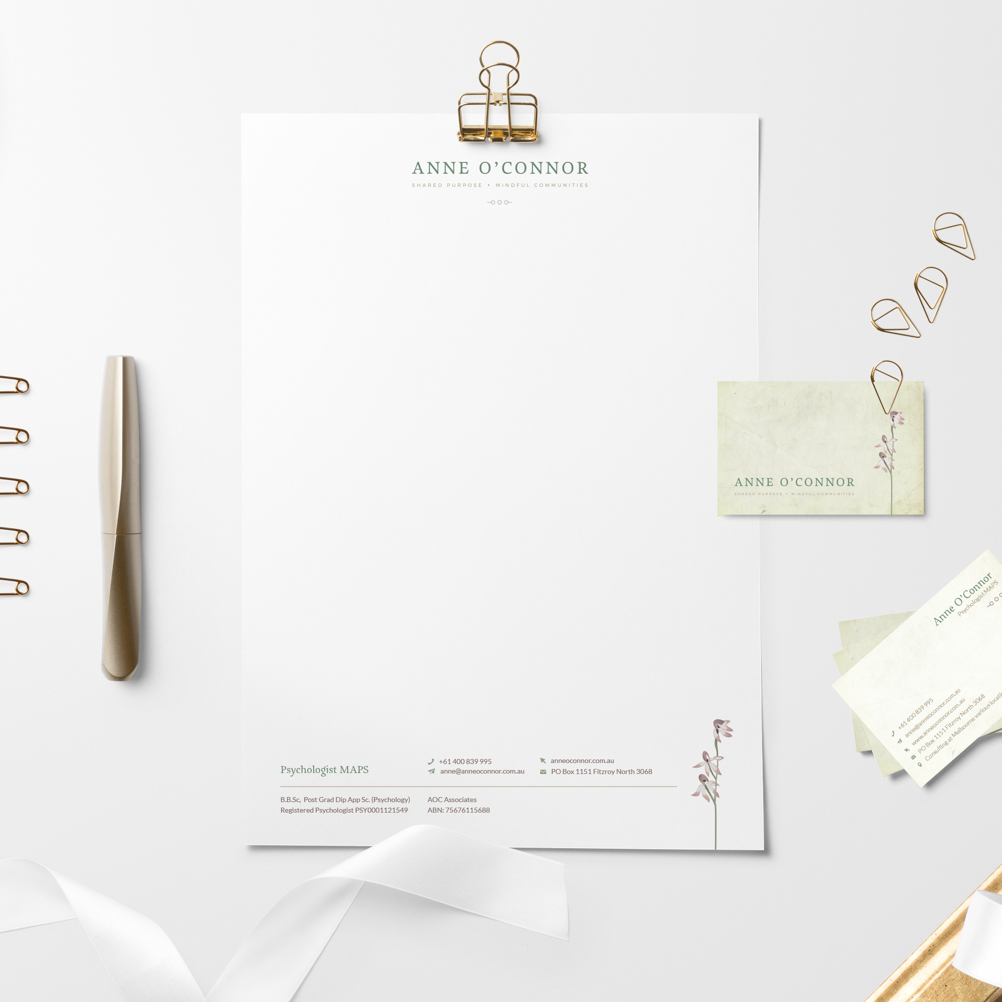 Anne O'Connor stationery
