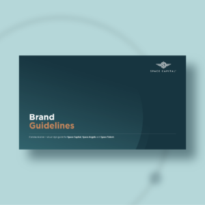 Space Capital Brand Guidelines cover mockup