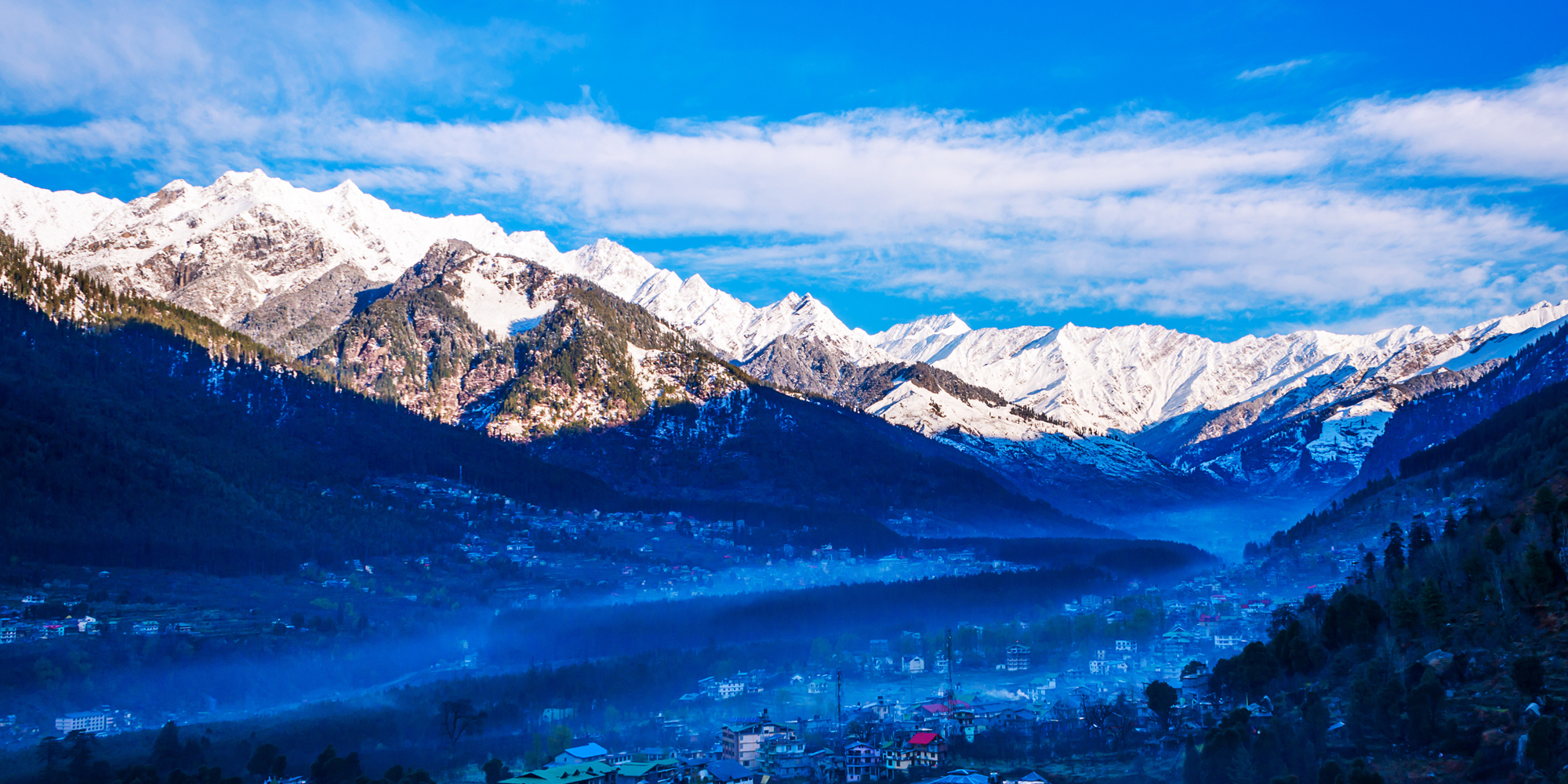 Manali, Himalayan resort town in India’s northern Himachal Pradesh state.