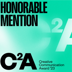 C2A 2023 honourable mention badge