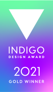 Indigo award 2021 gold badge