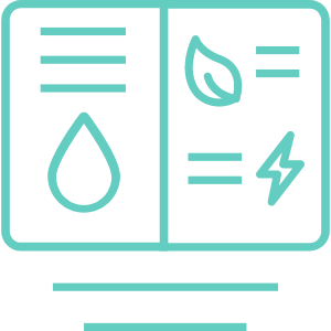 Sustainability report animated icon